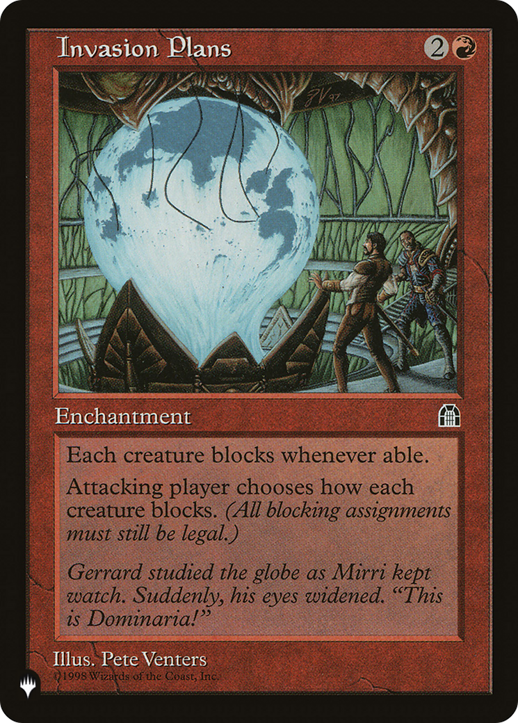 Invasion Plans (LIST-STH-89) [Mystery Booster] The List MTG Single Wizards of the Coast