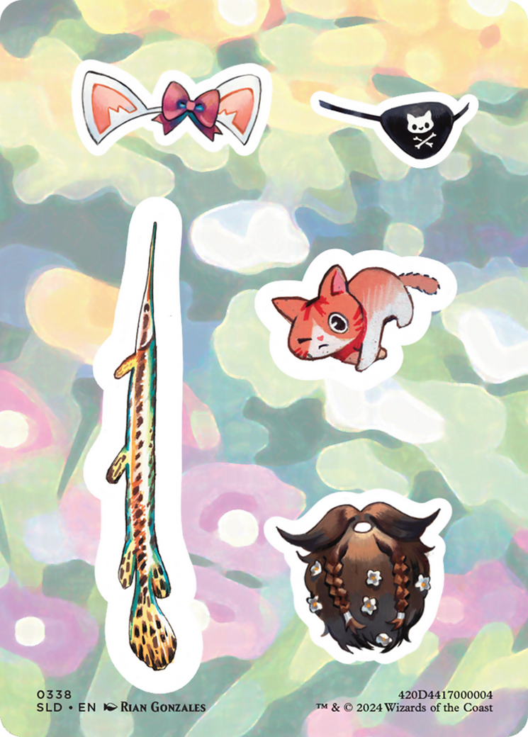 Sticker sheet (SLD-338) [Secret Lair] Drop MTG Single Wizards of the Coast