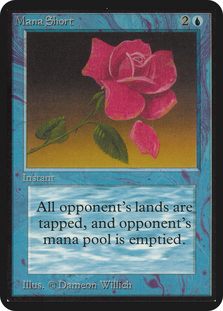 Mana Short (LEA-065) [Oldschool] Limited Edition Alpha MTG Single Wizards of the Coast