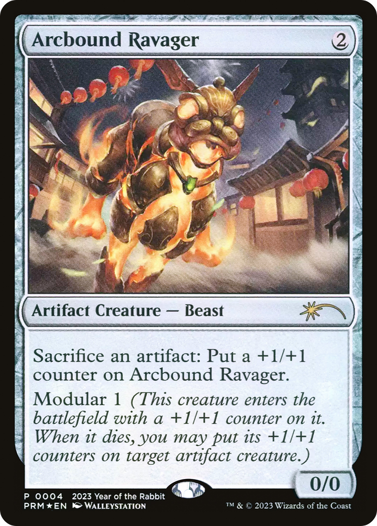 Arcbound Ravager (Year of the Rabbit 2023) (UMP-004) [Misc] Year of the Rabbit 2023 Foil MTG Single Wizards of the Coast