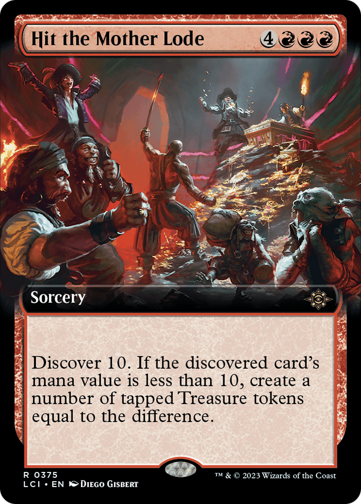 Hit the Mother Lode (LCI-375) [The Lost Caverns of Ixalan] (Extended Art) Foil MTG Single Wizards of the Coast