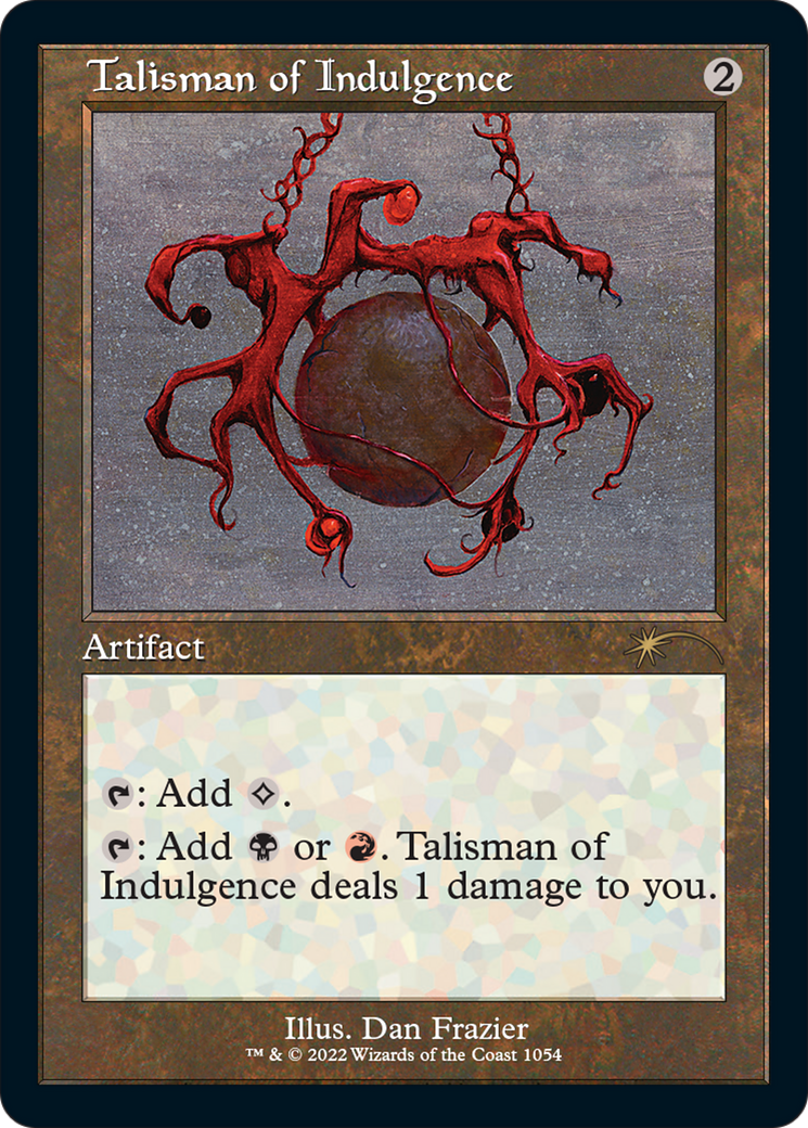Talisman of Indulgence (Foil Etched) [Secret Lair Drop Series] MTG Single Magic: The Gathering
