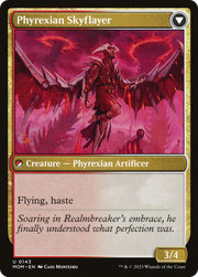 Harried Artisan // Phyrexian Skyflayer (MOM-143) [March of the Machine] MTG Single Wizards of the Coast