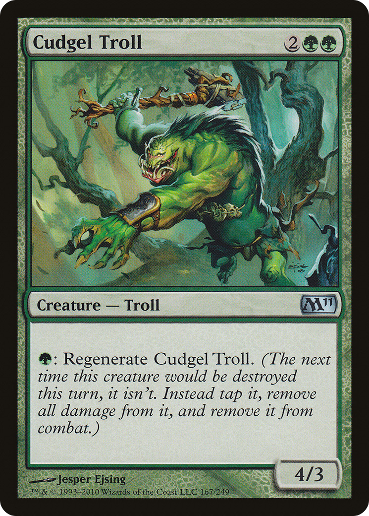 Cudgel Troll (M11-167) [Magic 2011] Foil MTG Single Wizards of the Coast