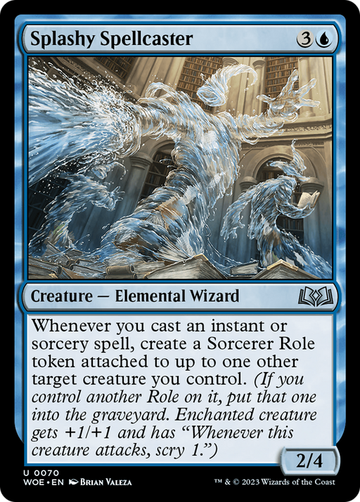 Splashy Spellcaster (WOE-070) [Wilds of Eldraine] MTG Single Wizards of the Coast