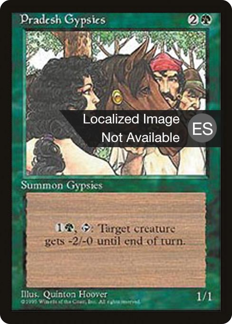 Pradesh Gypsies (4BB-265) [Fourth Edition Foreign Black Border] MTG Single Wizards of the Coast