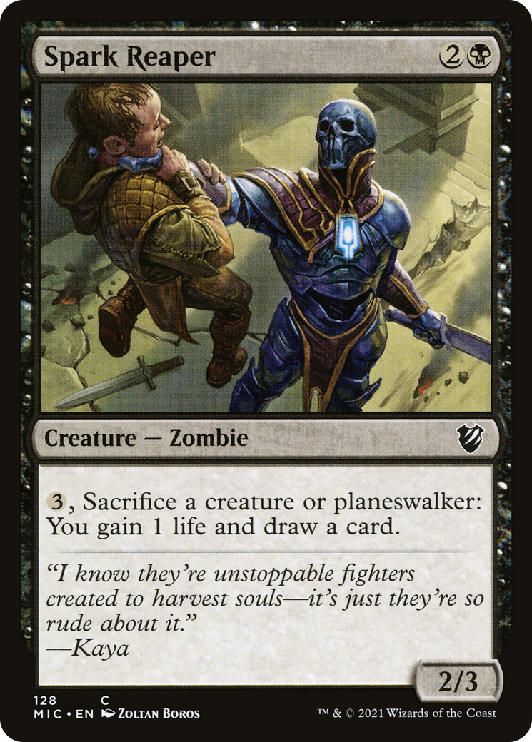 Spark Reaper (MIC-128) [Midnight Hunt Commander] MTG Single Wizards of the Coast