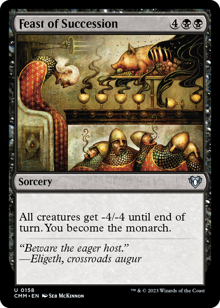 Feast of Succession (CMM-158) [Commander Masters] MTG Single Wizards of the Coast