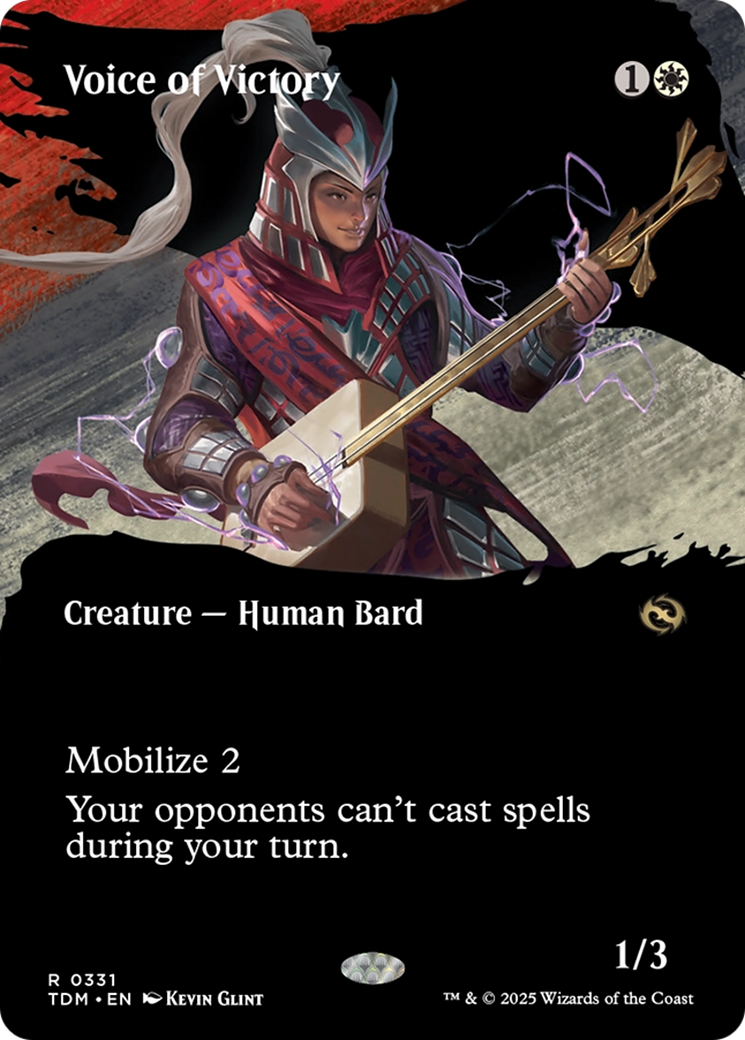 Voice of Victory (Borderless) (TDM-331) [Tarkir: Dragonstorm] MTG Single Wizards of the Coast