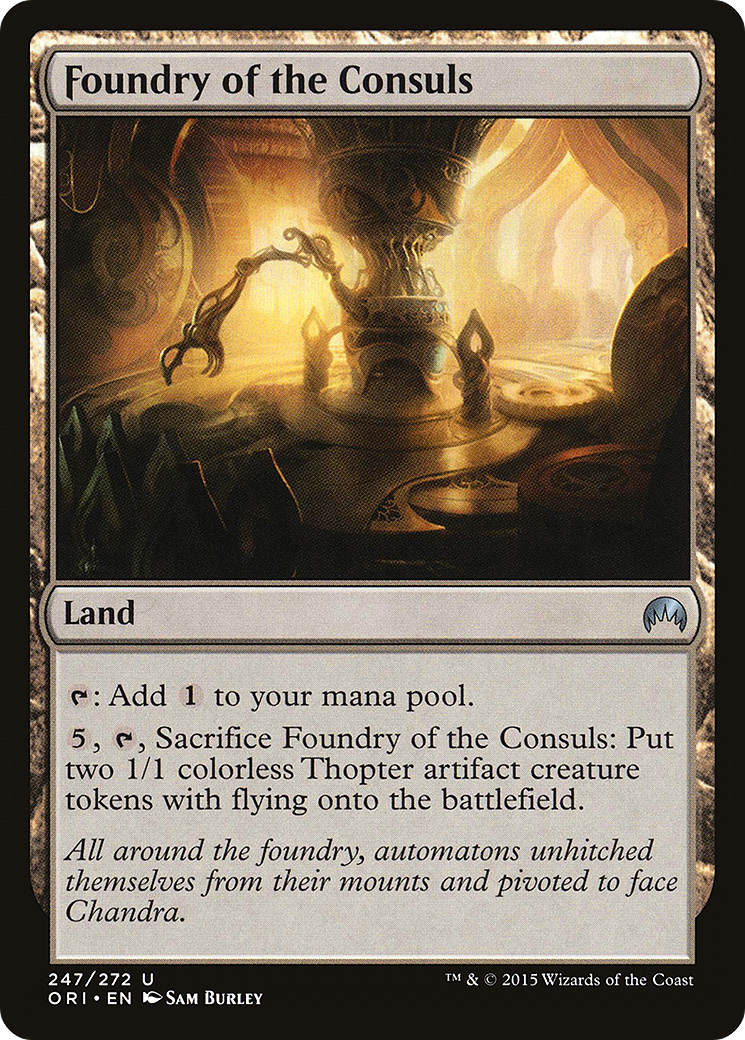 Foundry of the Consuls (ORI-247) [Magic Origins] Foil MTG Single Wizards of the Coast