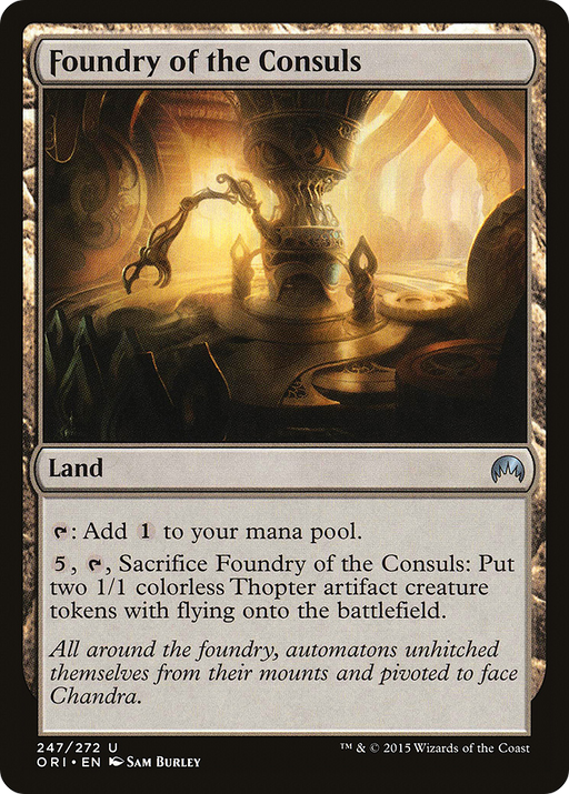 Foundry of the Consuls (ORI-247) [Magic Origins] Foil MTG Single Wizards of the Coast