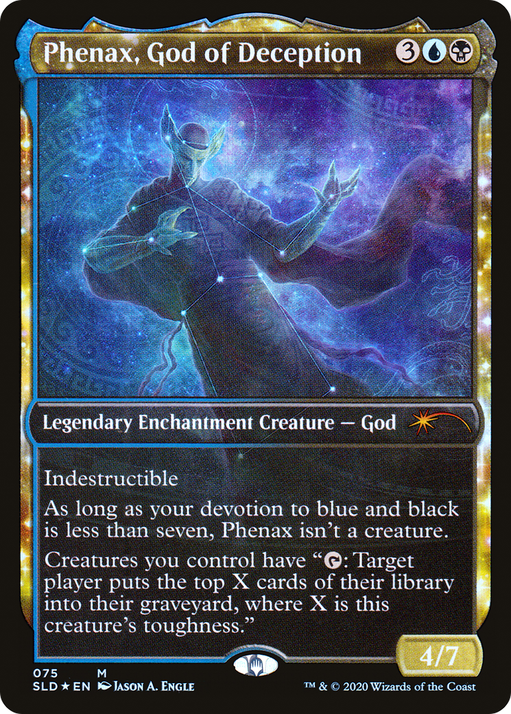 Phenax, God of Deception (SLD-075) [Secret Lair] Drop (Showcase) Foil MTG Single Wizards of the Coast