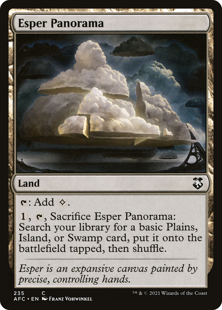 Esper Panorama (AFC-235) [Forgotten Realms Commander] MTG Single Wizards of the Coast