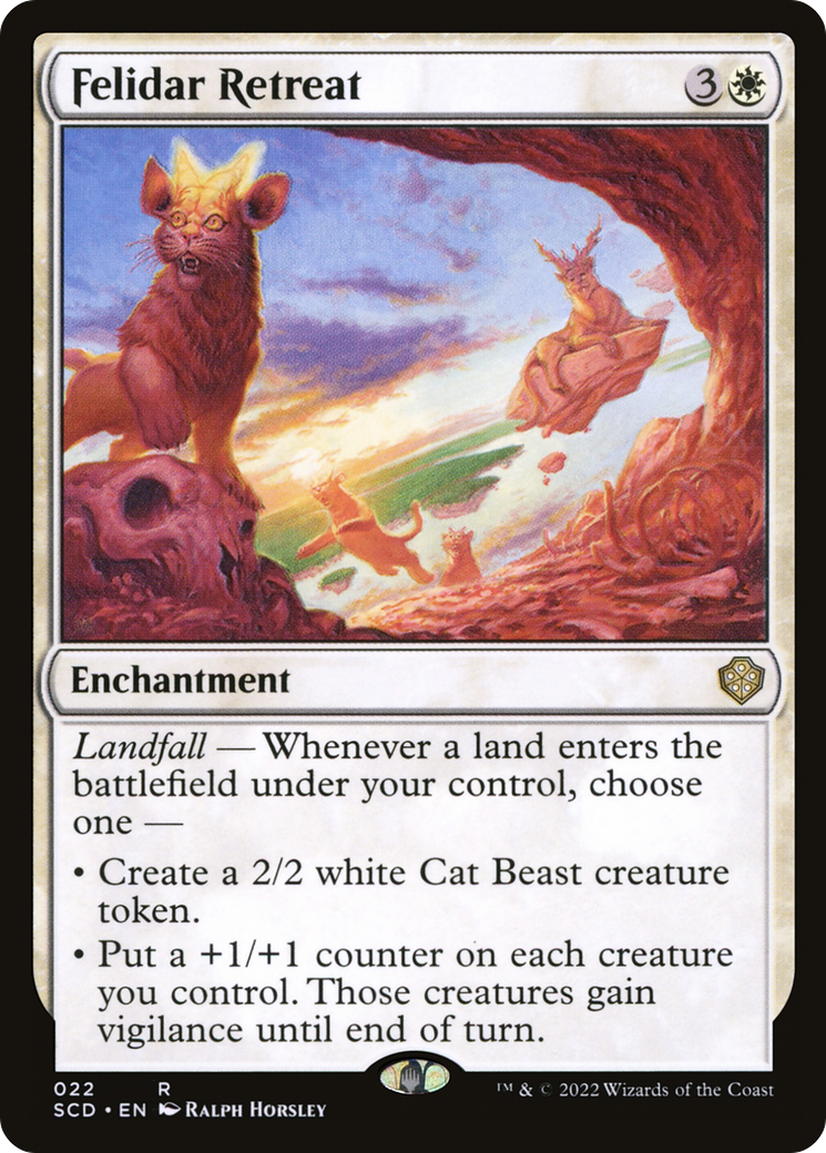 Felidar Retreat (SCD-022) [Starter Commander Decks] MTG Single Wizards of the Coast