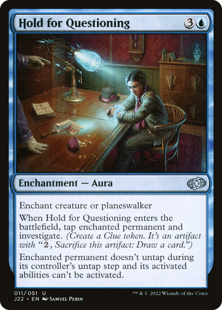 Hold for Questioning [Jumpstart 2022] MTG Single Magic: The Gathering