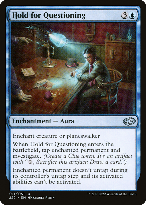 Hold for Questioning [Jumpstart 2022] MTG Single Magic: The Gathering