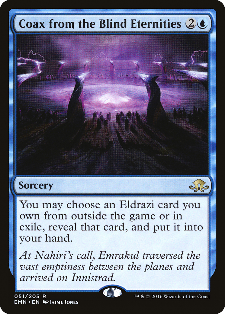 Coax from the Blind Eternities (EMN-051) [Eldritch Moon] MTG Single Wizards of the Coast