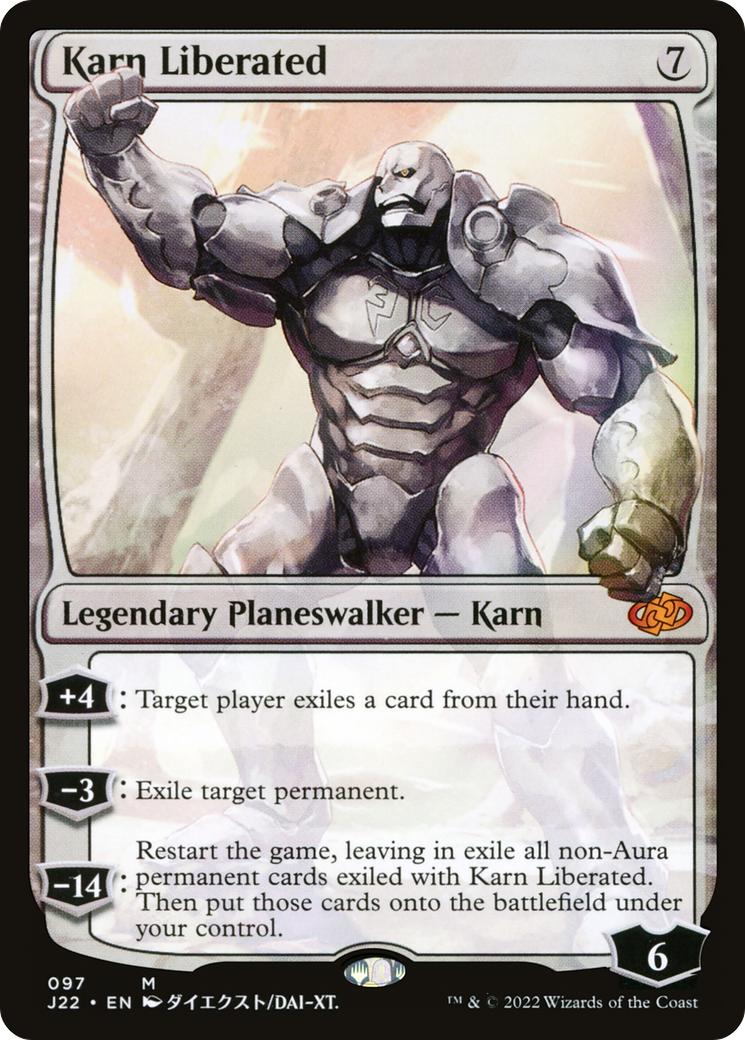 Karn Liberated (J22-097) [Jumpstart 2022] MTG Single Wizards of the Coast