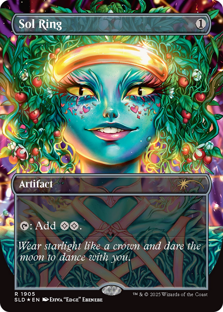 Sol Ring (SLD-1905) [Secret Lair] Drop (Borderless) Foil MTG Single Wizards of the Coast