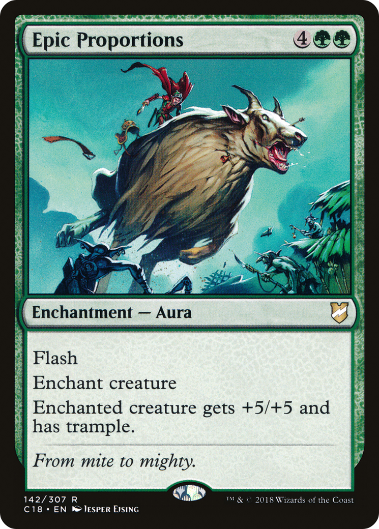 Epic Proportions (C18-142) [Commander 2018] MTG Single Wizards of the Coast