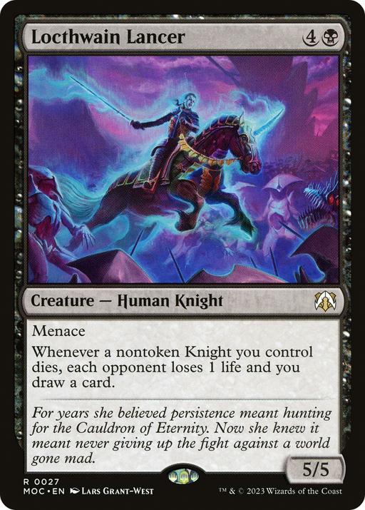 Locthwain Lancer (MOC-027) [March of the Machine Commander] MTG Single Wizards of the Coast