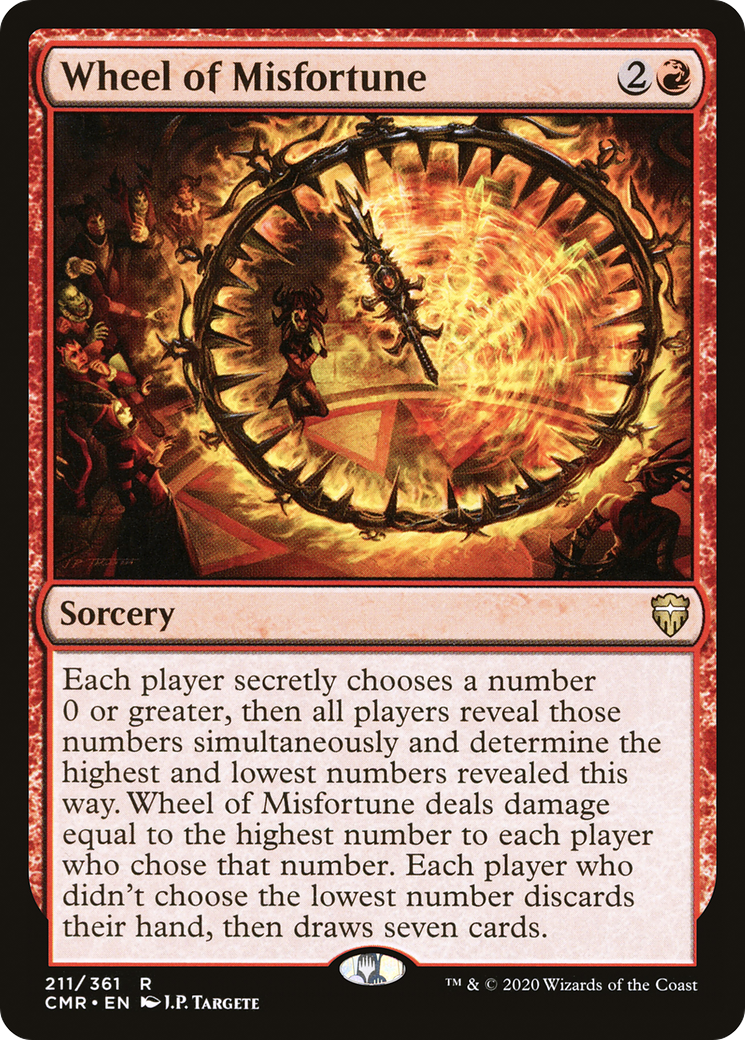 Wheel of Misfortune (CMR-211) [Commander Legends] MTG Single Wizards of the Coast