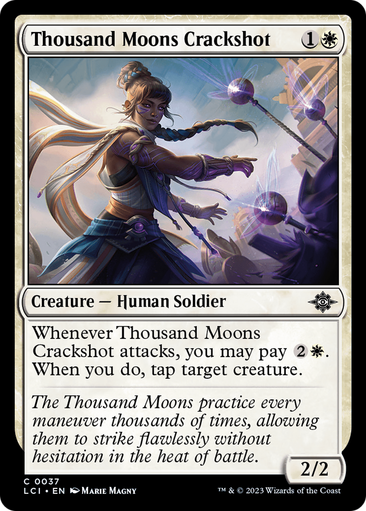 Thousand Moons Crackshot (LCI-037) [The Lost Caverns of Ixalan] Foil MTG Single Wizards of the Coast