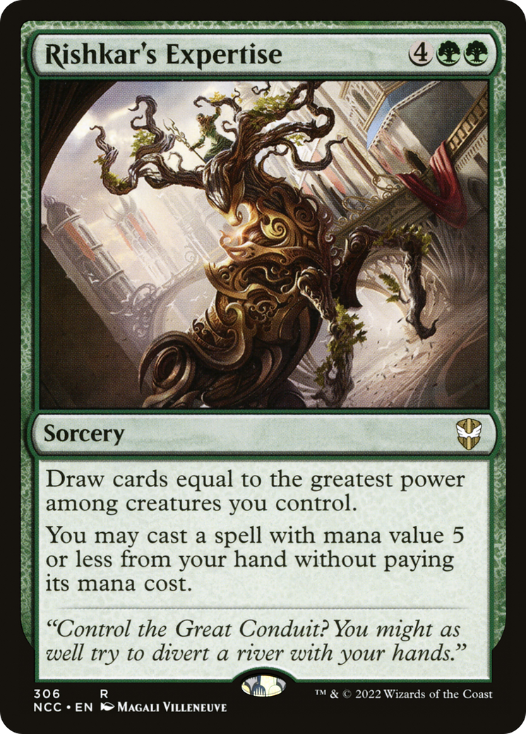 Rishkar's Expertise (NCC-306) [New Capenna Commander] MTG Single Wizards of the Coast