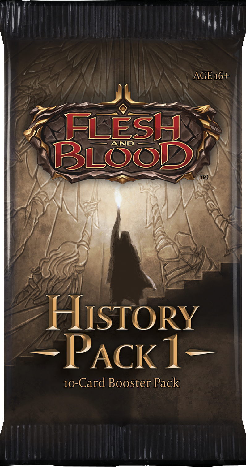 Flesh and Blood History Pack 1 Booster Pack Flesh And Blood Sealed Flesh And Blood   