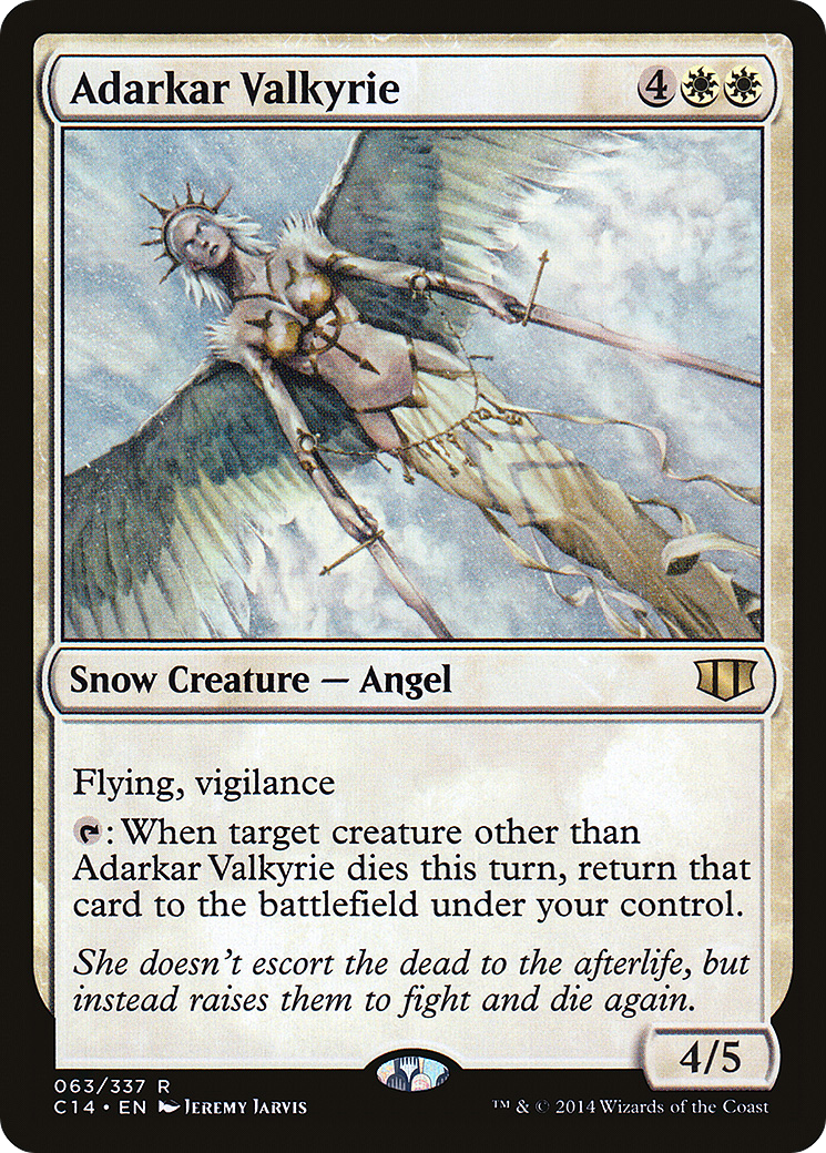 Adarkar Valkyrie (C14-063) [Commander 2014] MTG Single Wizards of the Coast