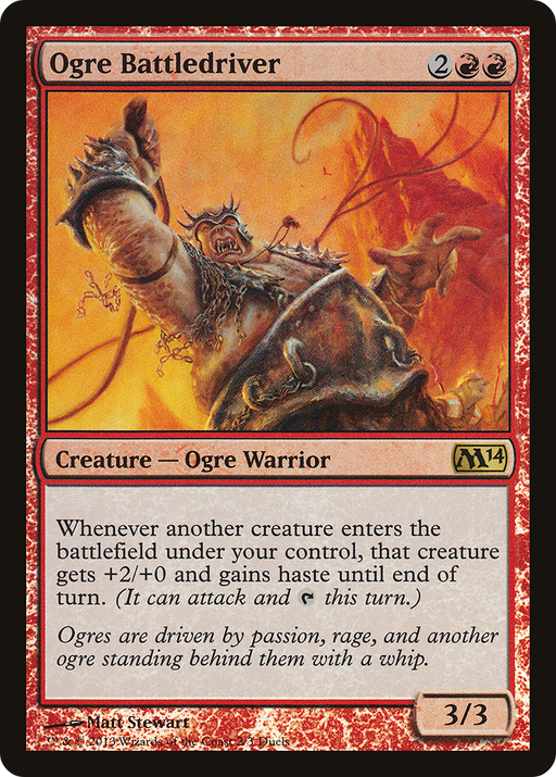 Ogre Battledriver (MEDIA-002) [Misc] Duels of the Planeswalkers 2014 Promos Foil MTG Single Wizards of the Coast