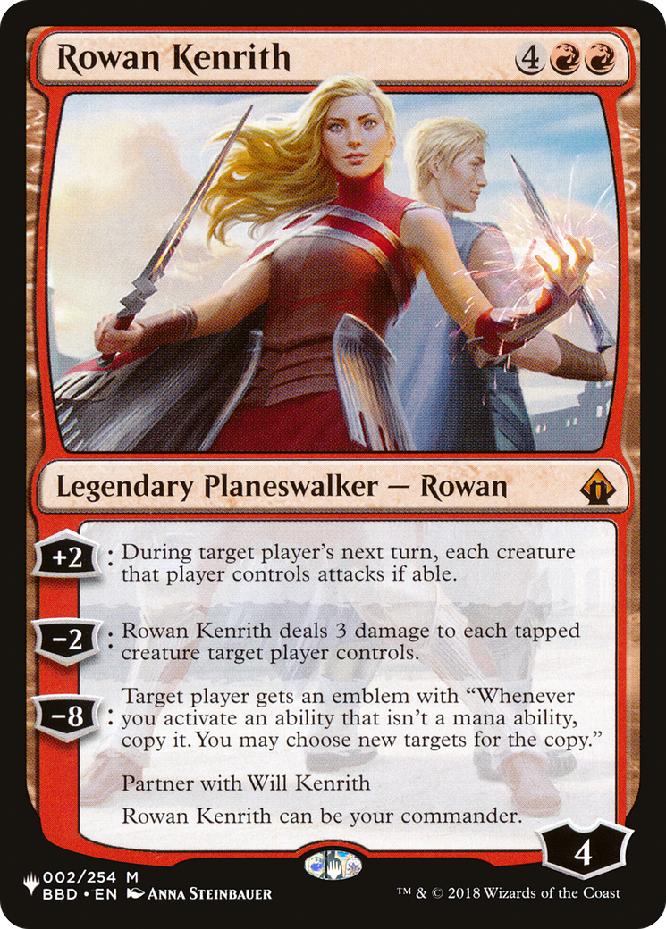 Rowan Kenrith (LIST-BBD-2) [Mystery Booster] The List MTG Single Wizards of the Coast