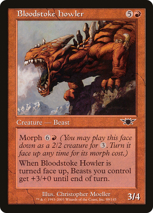 Bloodstoke Howler (LGN-089) [Legions] MTG Single Wizards of the Coast