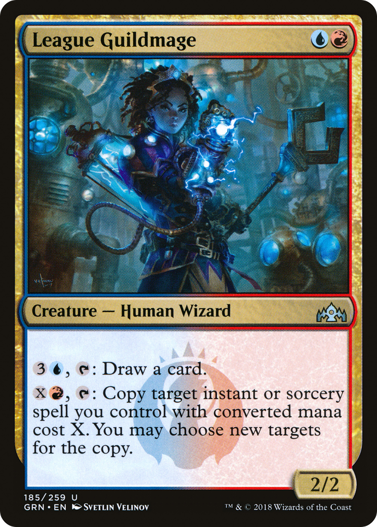 League Guildmage (GRN-185) [Guilds of Ravnica] Foil MTG Single Wizards of the Coast