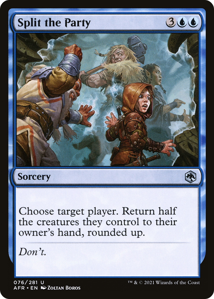 Split the Party (AFR-076) [Adventures in the Forgotten Realms] MTG Single Wizards of the Coast