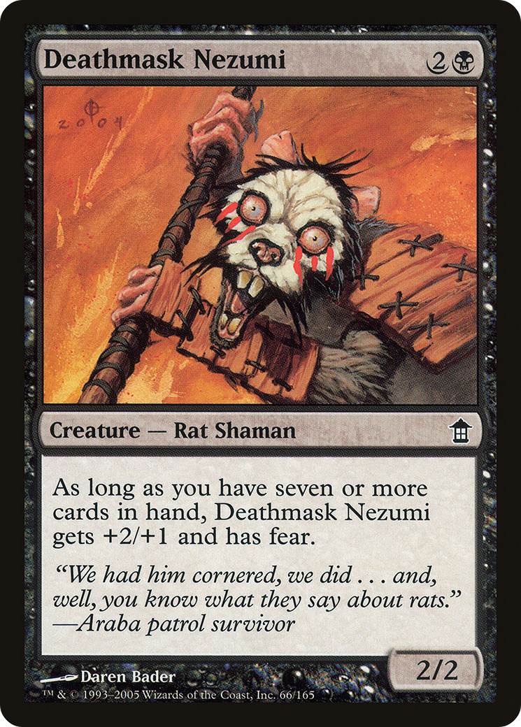 Deathmask Nezumi (SOK-066) [Saviors of Kamigawa] Foil MTG Single Wizards of the Coast