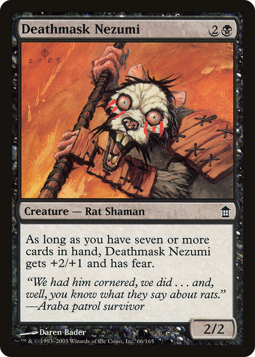 Deathmask Nezumi (SOK-066) [Saviors of Kamigawa] MTG Single Wizards of the Coast