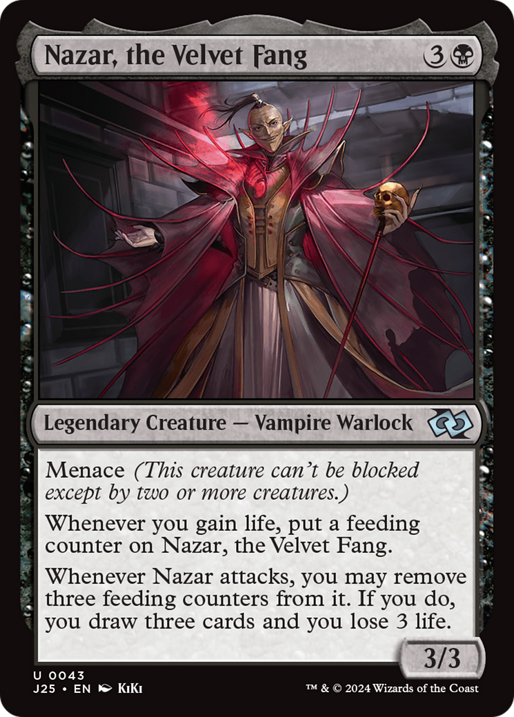 Nazar, the Velvet Fang (Anime) (J25-043) [Foundations Jumpstart] MTG Single Wizards of the Coast