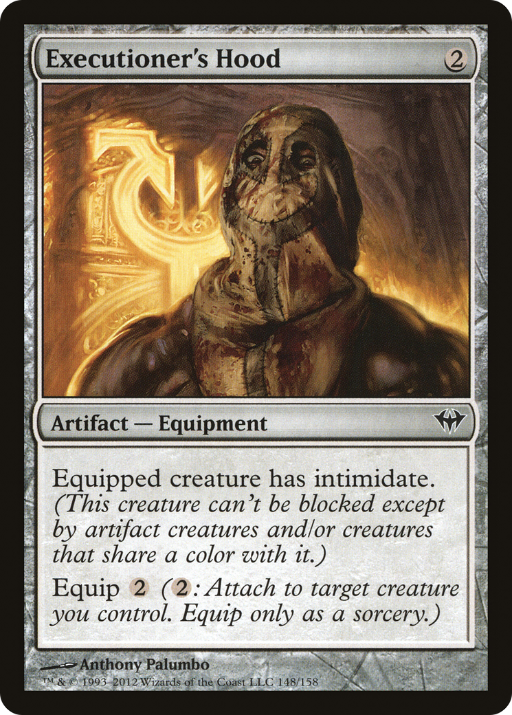 Executioner's Hood (DKA-148) [Dark Ascension] Foil MTG Single Wizards of the Coast