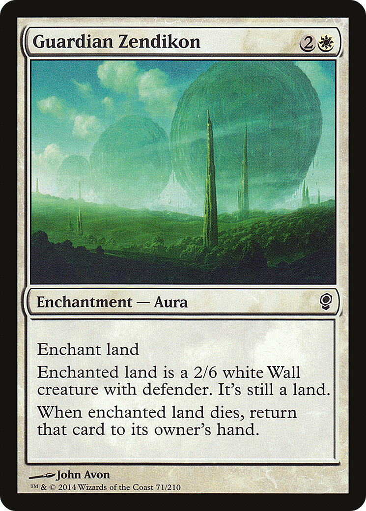 Guardian Zendikon (CNS-071) [Conspiracy] Foil MTG Single Wizards of the Coast