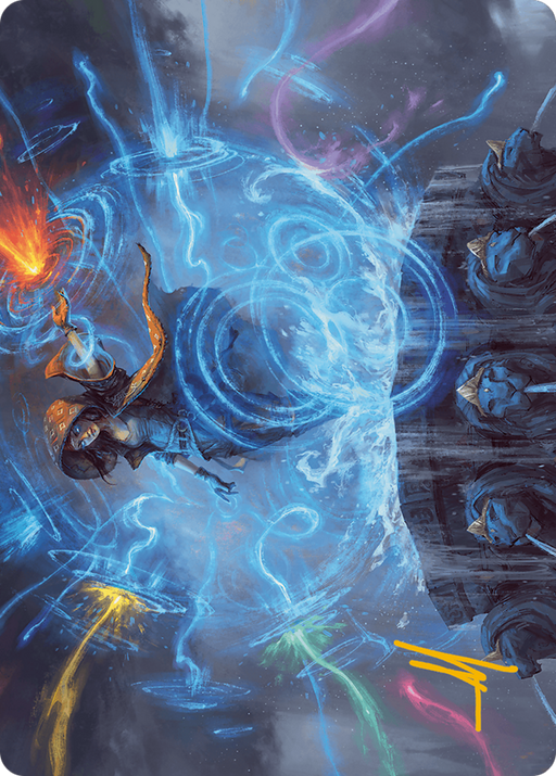 Flusterstorm Art Card (Gold-Stamped Signature) [Art Series] Modern Horizons 3 MTG Single Magic: The Gathering