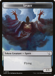 Thopter // Spirit (14) Double-Sided Token [Tokens] March of the Machine Tokens MTG Single Magic: The Gathering