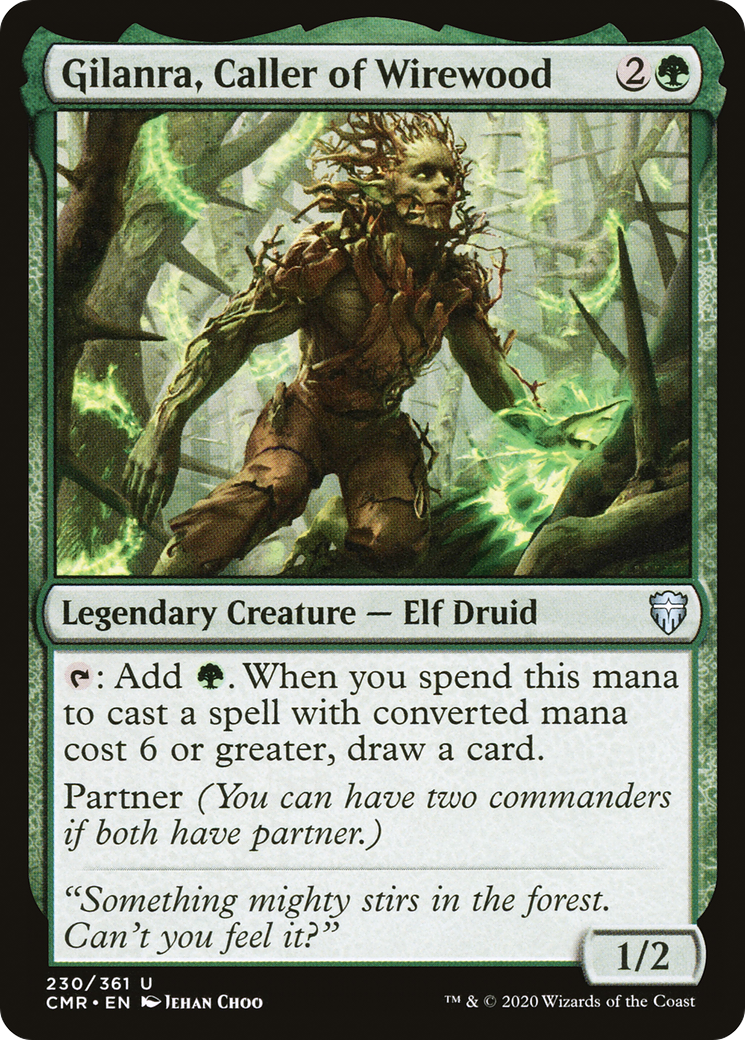 Gilanra, Caller of Wirewood (CMR-230) [Commander Legends] MTG Single Wizards of the Coast