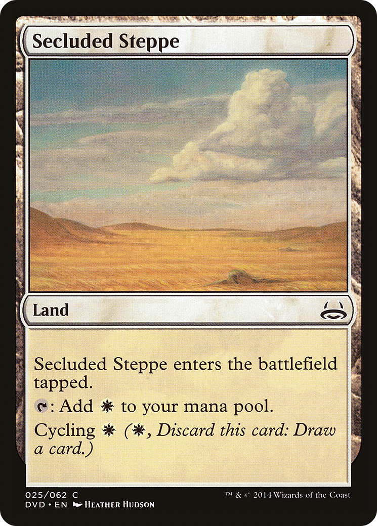 Secluded Steppe (DD3-) [Misc] Duel Decks Anthology: Divine vs. Demonic MTG Single Wizards of the Coast