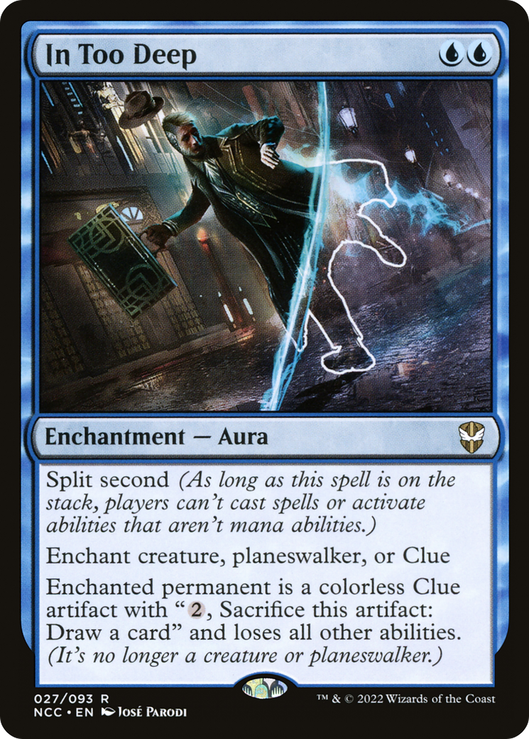 In Too Deep (NCC-027) [New Capenna Commander] MTG Single Wizards of the Coast