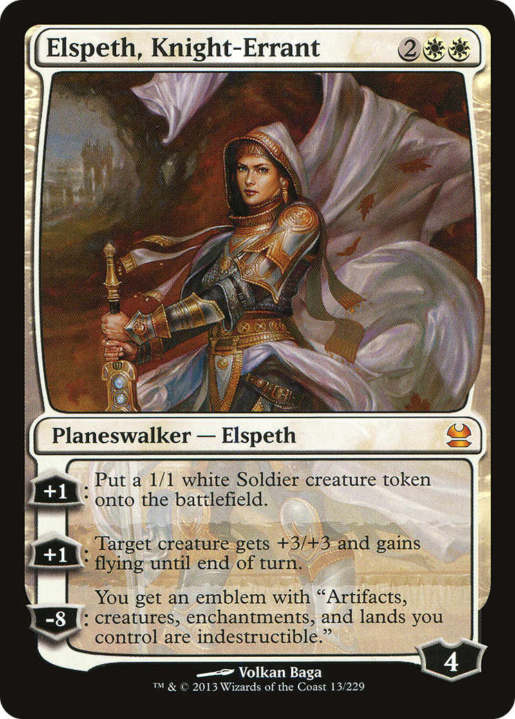 Elspeth, Knight-Errant (MMA-013) [Modern Masters] Foil MTG Single Wizards of the Coast