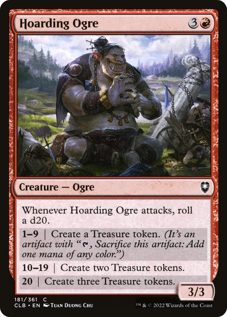 Hoarding Ogre (CLB-181) [Commander Legends: Battle for Baldur's Gate] Foil MTG Single Wizards of the Coast