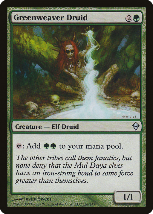 Greenweaver Druid (ZEN-164) [Zendikar] MTG Single Wizards of the Coast