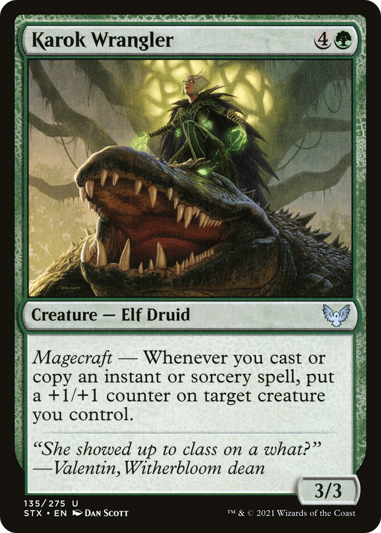 Karok Wrangler (STX-135) [Strixhaven: School of Mages] MTG Single Wizards of the Coast