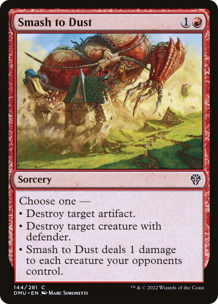 Smash to Dust (DMU-144) [Dominaria United] MTG Single Wizards of the Coast
